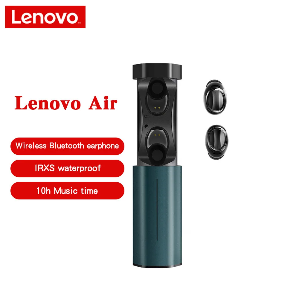 Cena Lenovo bezprzewodowe słuchawki Bluetooth 5.0 TWS Bluetooth słuchawki IPX5 wodoodporne prawdziwe bezprzewodowe słuchawki douszne z mikrofonem nowość