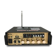 IG-600W аудио Мощность усилитель со штепсельной вилкой европейского стандарта 12/220V 2CH мини Hi-Fi Bluetooth цифровой аудио усилитель для дома/автомобиля