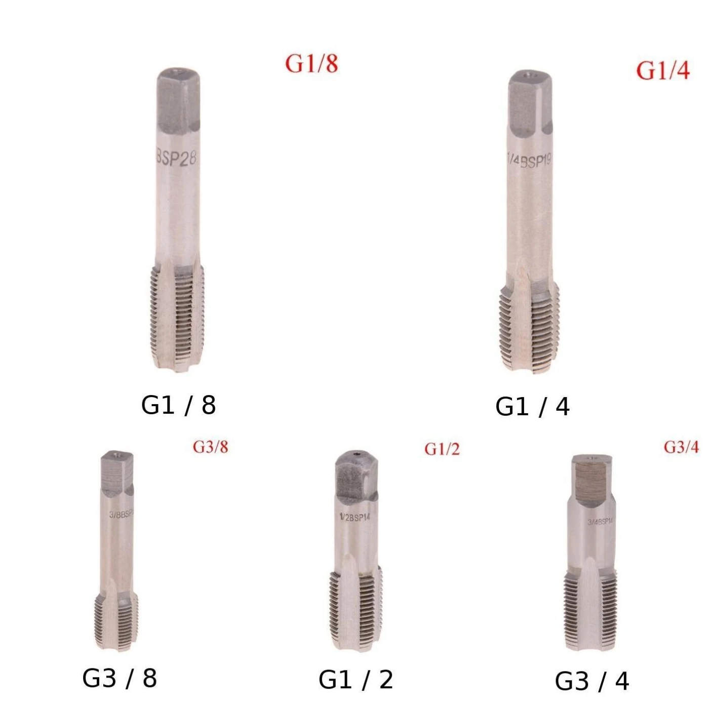1* G1/8-3/4 высокоскоростной стальной конический кран NPT металлический резец