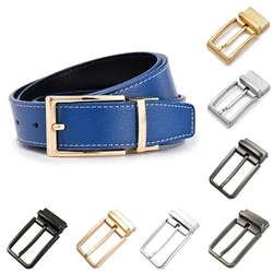 Men's Fashion Belt Buckle HIgh Quality Metal Pin Buckle Replacement Belt Head Leather Craft DIY Casual Business Pants Accessory