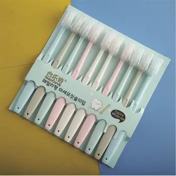 

Macarons Soft Bristle Toothbrush Adult Household Hospitality Toothbrush 10 Jacketed