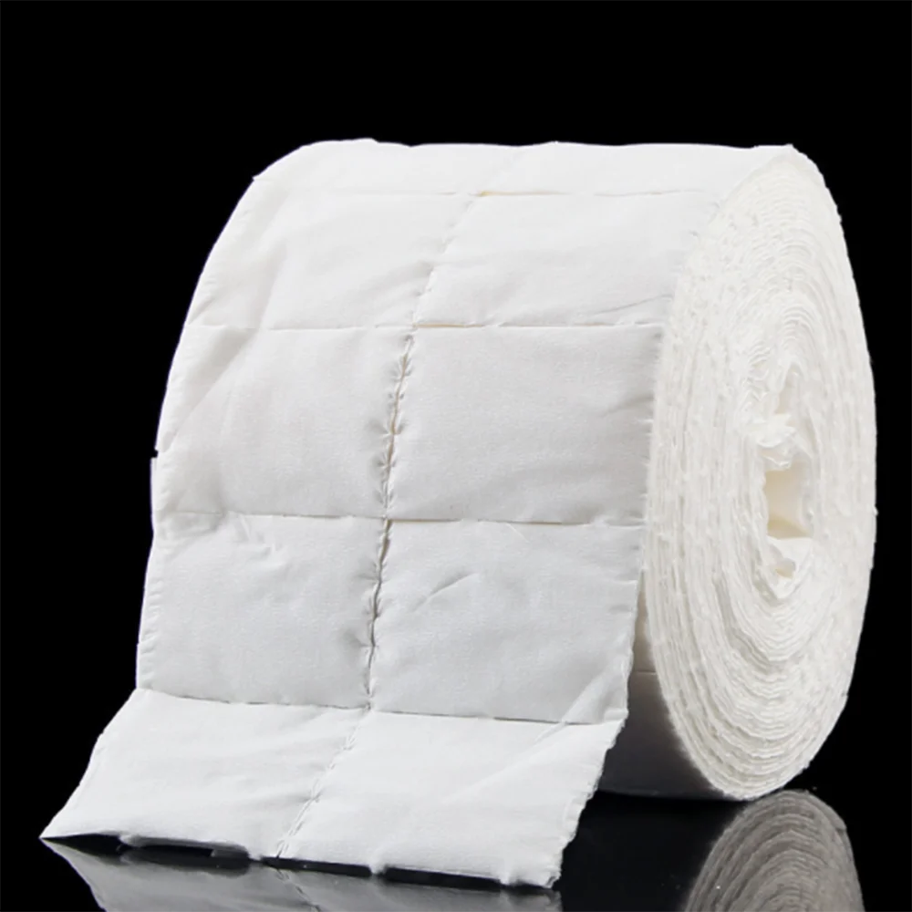 300/500Pcs Cleaner Nail Degreaser Cotton Wipes Gel Polish Glue Remover Lint-free Napkins Manicure Nails Art Accessories Tools