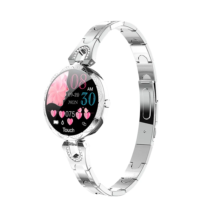 AK15 Smart Bracelet Band Women Heart Rate Monitor Fitness Tracker Ladies Wristband Smart Watch Blood Pressure Reloj Inteligente - Цвет: Silver