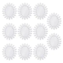 10 шт акриловая палитра цветов для ногтей практический Прозрачный Прочный легкий