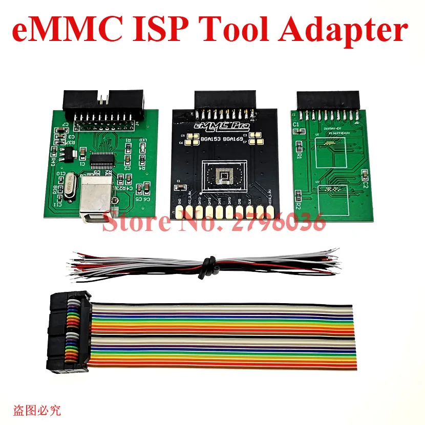 

eMMC ISP Tool Adapters for UMT Dongle /UMT Pro Dongle / NCK Pro Dognle and GSM Shield BOX