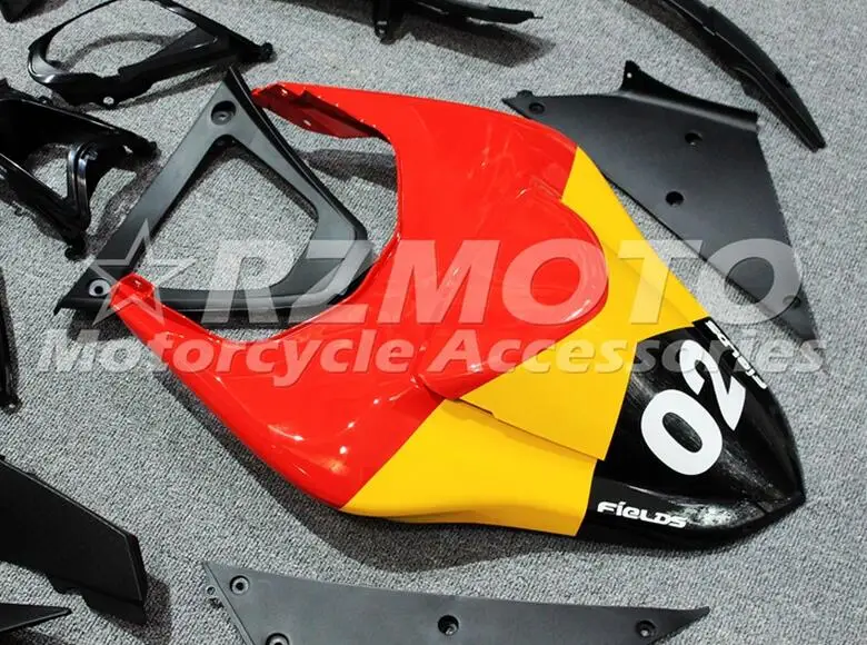 ABS полный обтекатель комплект подходит для Kawasaki ZX6R 2007 2008 мотоцикл Обтекатели ZX-6R 07 08 ниндзя 636 Кузов Набор красный белый