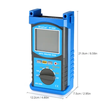 

Auto-range LCD Digital Insulation Resistance Tester Megger Megohmmeter DC100V/250V/500V/1000V Voltmeter alternating voltage