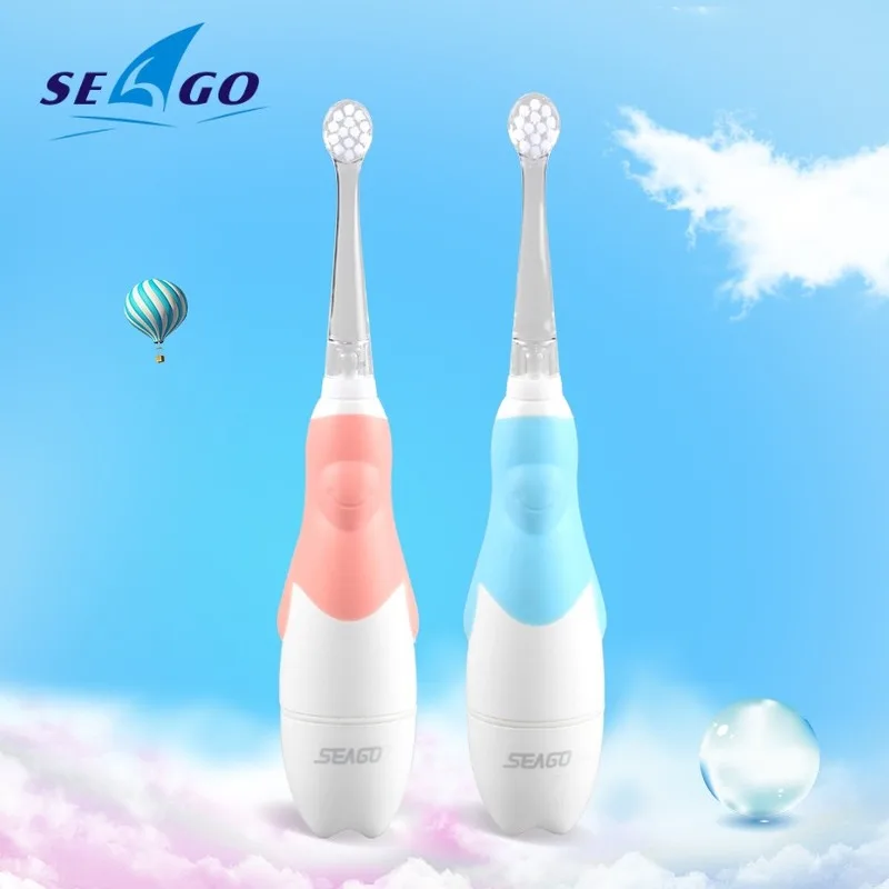SEAGO electric toothbrush for 1-3 years old baby intelligent moving waterproof sonic brush electronic oral cleaning toothbrush SEAGO electric toothbrush for 1-3 years old baby intelligent moving waterproof sonic brush electronic oral cleaning toothbrush
