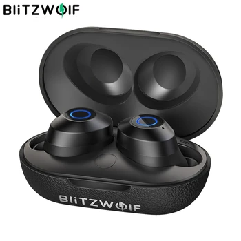 

BlitzWolf BW-FYE5 TWS bluetooth 5.0 In-Ear Earphone Mini Invisible True Wireless Bilateral Call Stereo Earbuds Chariging Box