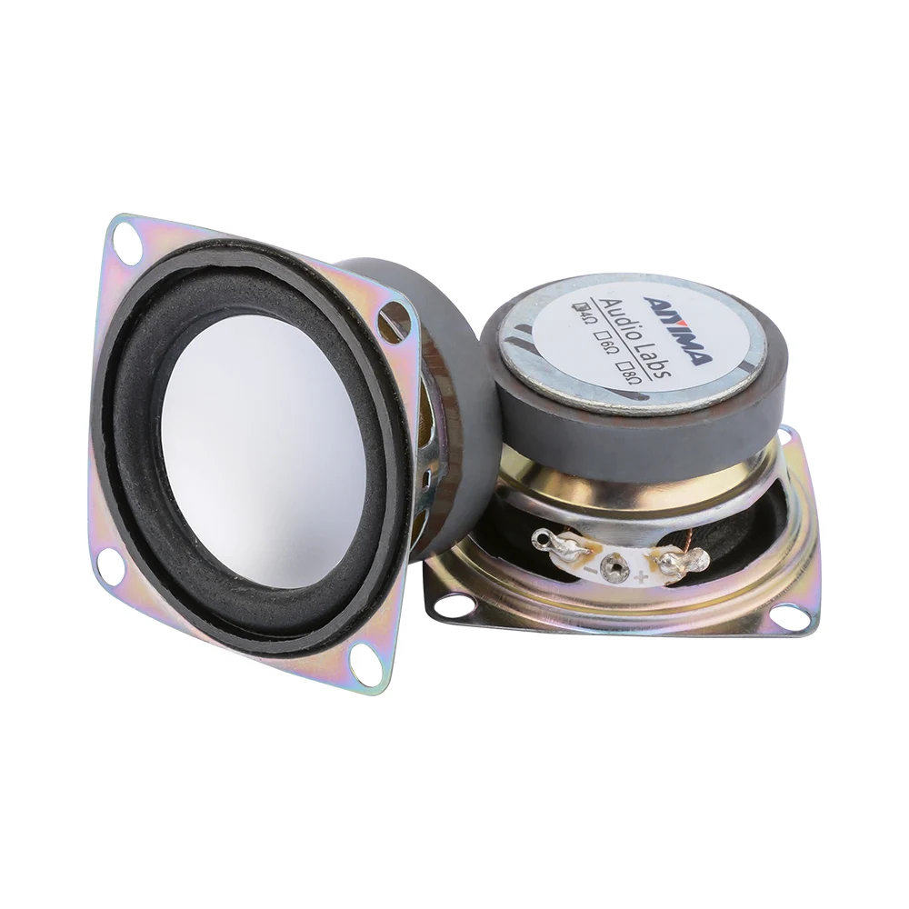 AIYIMA 2Pcs 2 Inch Full Range Tweeter Mini Speaker 4 Ohm 3W Stereo Loudspeakers Box DIY Portable Sound