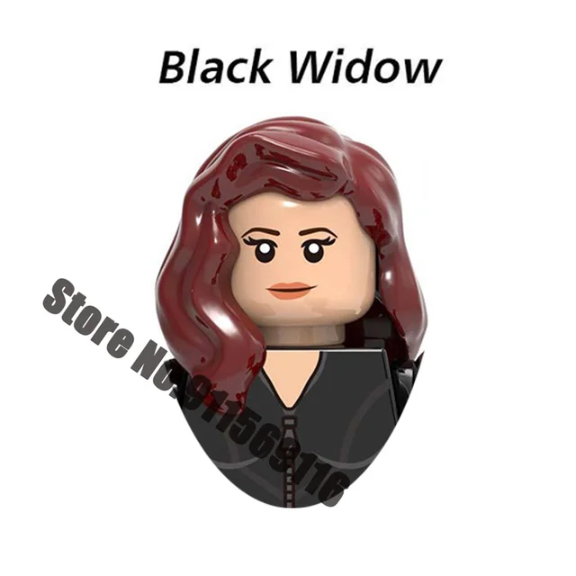 Superhero TVA Loki Building Blocks Bricks Iron Man Spiderman Hulk Thor Captain America Black Widow Vision Falcon Deadpool Toys X1274