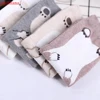 Harajuku coton chaussettes personnalité drôle dessin animé chat chien motif chaussettes mode décontracté droite chaussettes courtes gris noir fille chaussettes ► Photo 2/6