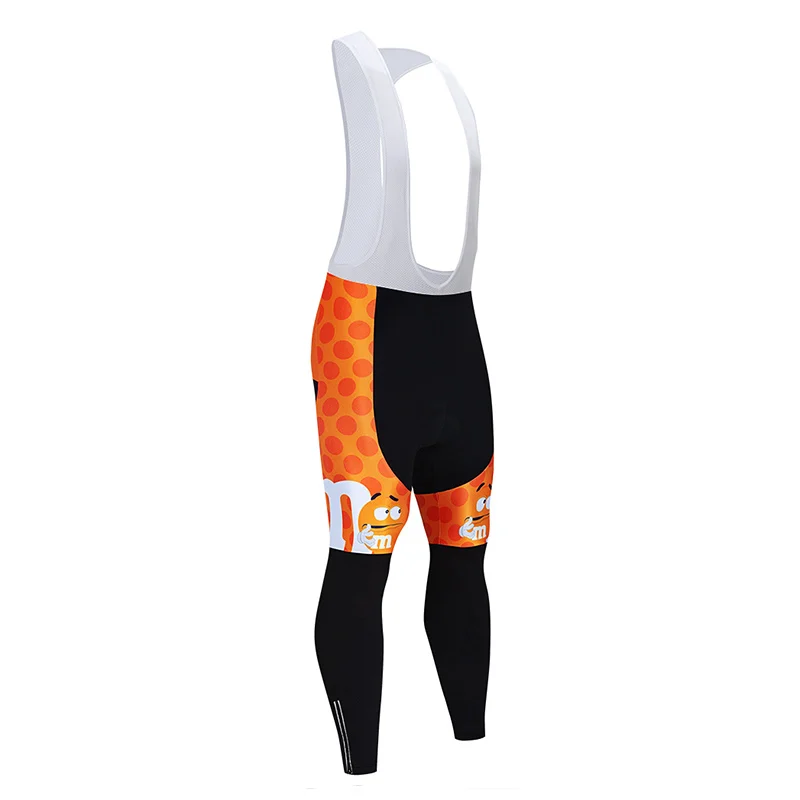 Зимняя одежда для велоспорта, комплект со штанами, забавная велосипедная одежда, мужская теплая флисовая велосипедная куртка Ropa Ciclismo, одежда для велоспорта - Цвет: only pants
