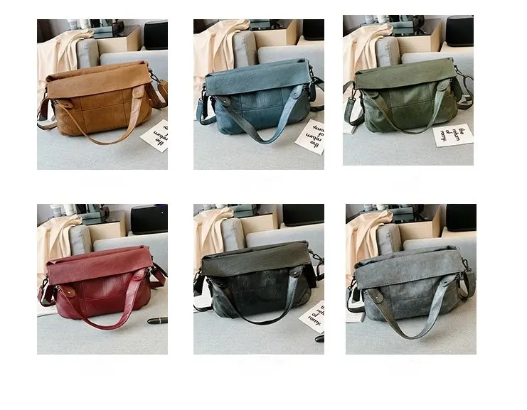 big handbag fashionable Single shoulder bag woman lady large capacity Soft leather all-match messenger bag