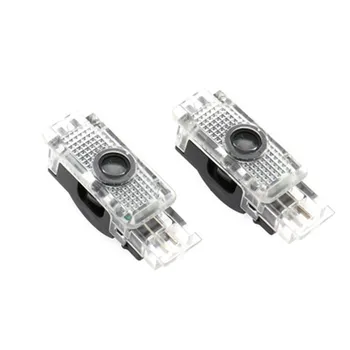 

2pcs Car Accessories For Mercedes Benz W203 W240 W209 R199 R171 C SLK CLK SLR Class Car Logo LED Door Welcome Light