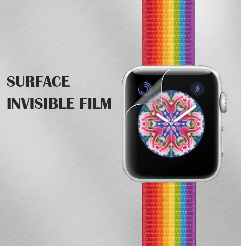 Гидрогелевая пленка для Apple Watch Series 4 40 мм 44 мягкая защитная с полным покрытием