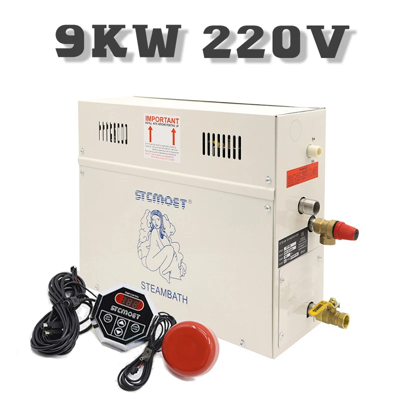 ST-90 9KW-380V B 15 кВт 380 В сауна бытовой пароочиститель двигателя сауна паровой двигатель 3 кВт/4,5 кВт/6 кВт/9 кВт/12 кВт/18 кВт с цифровая панель управления - Цвет: ST-90 9KW-380V B
