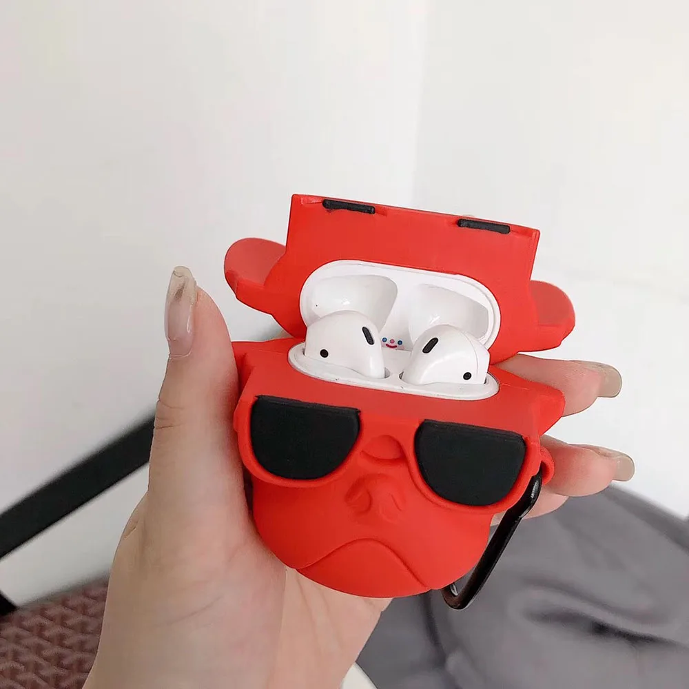 Милый силиконовый чехол с рисунком акулы для Apple Airpods 3, чехол, аксессуары, Bluetooth наушники, 3D Мягкий защитный чехол для Airpods Pro