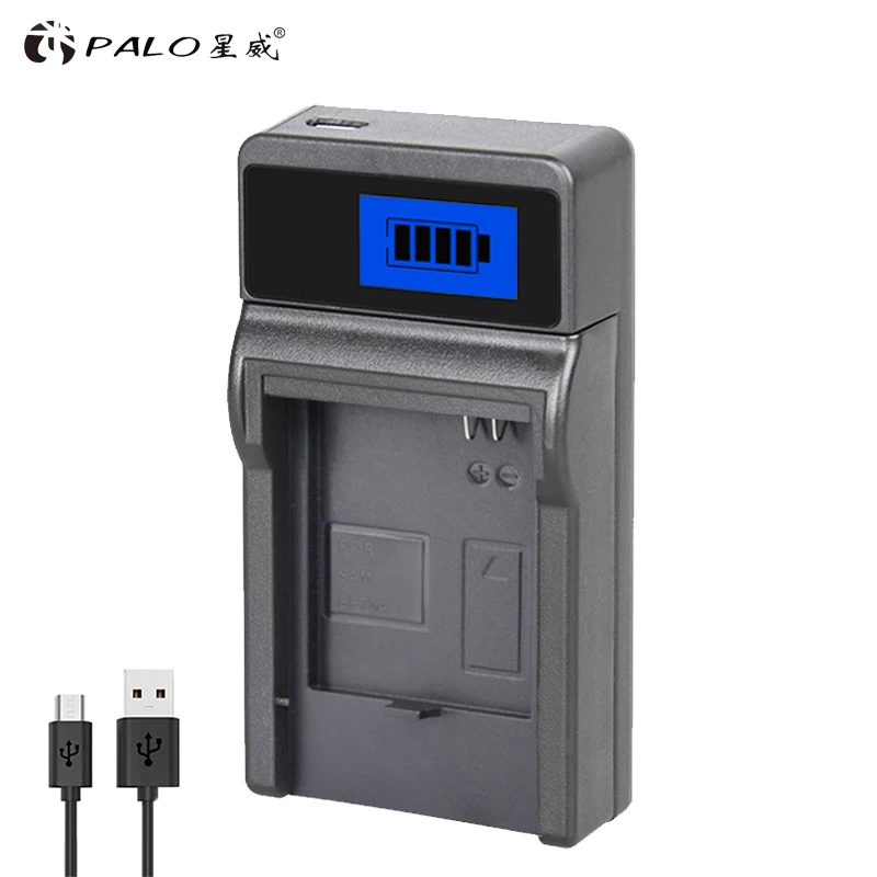 Caricabatteria Per Fotocamera Palo Bp-70A Con Display Lcd Per Samsung Bp 70A Bp-70A Bp70A Bp70A Pl120 Pl121 Pl170 Pl171 Pl200 St76