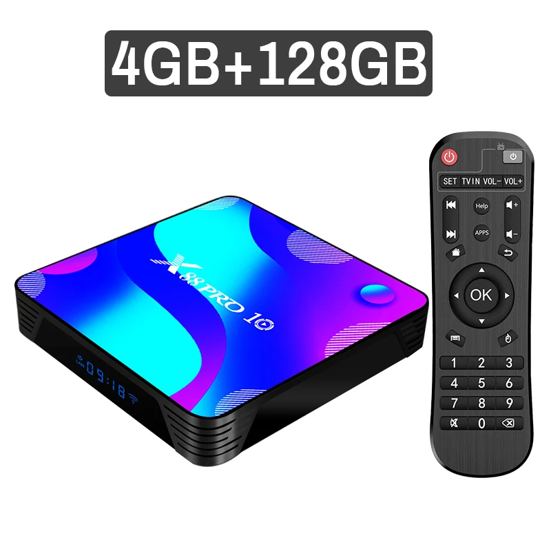 Transpeed X88 PRO Android 11.0TV Box 2.4G&5.8G Wifi RK3318 4GB 32GB 64GB 128G Fast Tv Receiver  Set Top Box 