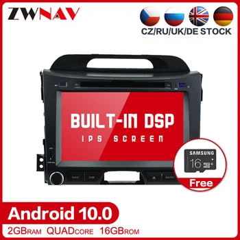 

DSP Android 10.0 car Multimedia player For Kia Sportage 3 4 SL 2010-2016 Car Radio Video stereo GPS Navi head unit wifi free map