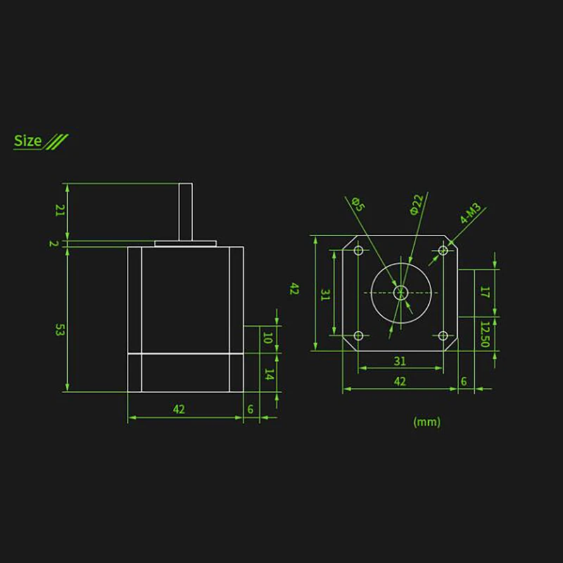 Makerbase 3d принтер STM32 замкнутый контур шаговый двигатель NEMA17 MKS SERVO42B предотвращает потерю шаг во время высокой экономичности для MKS Ge