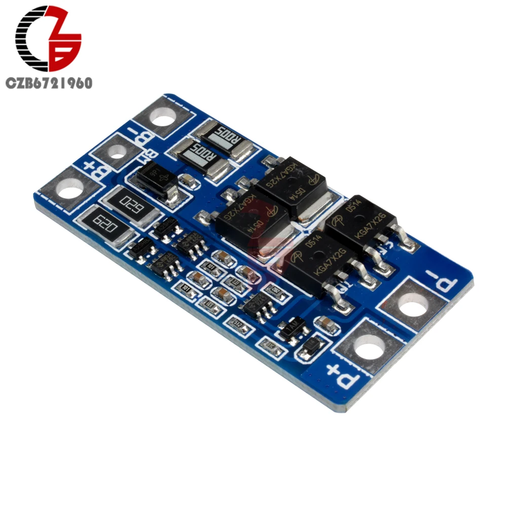 2S 10A 8,4 V 7,4 V 18650 Защитная плата для литиевой батареи BMS PCM PCB Li-Ion Lipo 2 ячейки баланс функция Защита зарядного устройства