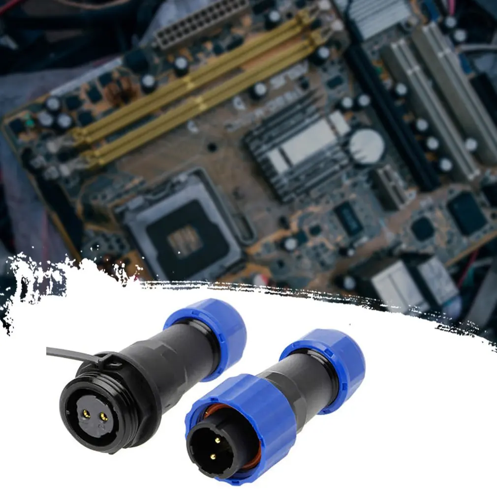 IP68 SP16 серия 2Pin-9Pin водонепроницаемый круговая воздушная пробка Конвертер розетка водонепроницаемый светодиодный разъем