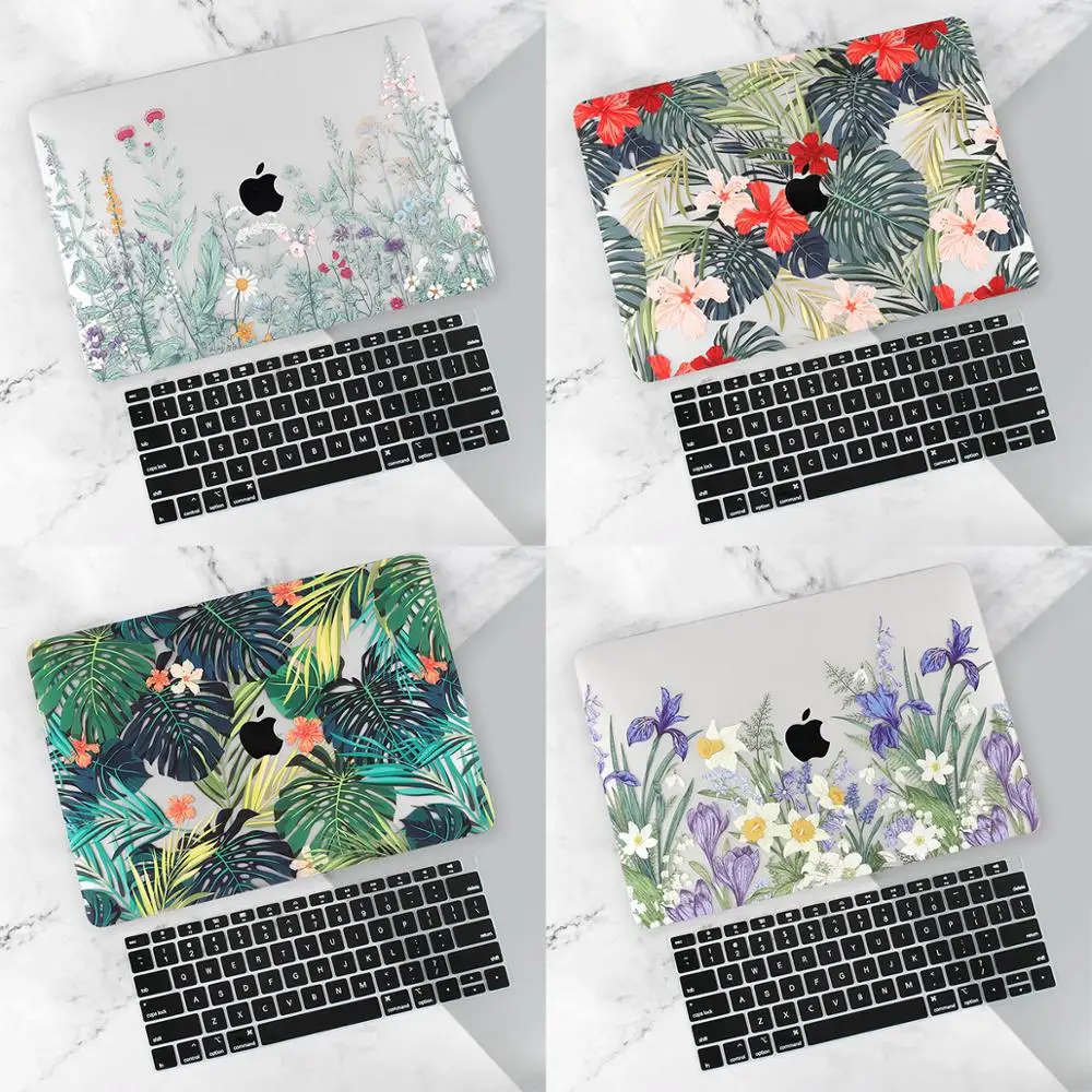

Laptop Case for MacBook Air 12 11 Pro 13 15 Retina A1502 mac book 12 13 15" 2019 Touch bar A1708 A2159 A1989 Hard shell Cover