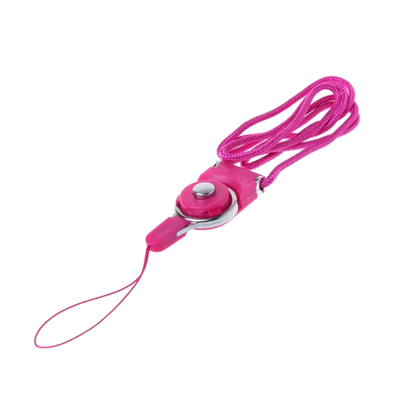 Hot Pink Съемный многофункциональный мобильный телефон шейный ремешок для iphone 8 7 samsung S9 S8 AXYF - Цвет: Hot Pink