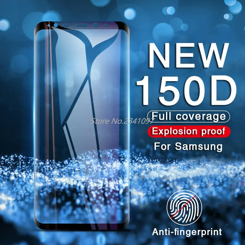 Изогнутое закаленное взрывозащищенное стекло для Samsung Galaxy S9 S8 Plus Note 8 9 защита