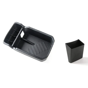 

Center Console Armrest Storage Box Bracket Tray, Multi-Function Box, Car Interior Accessories for Jeep Compass 2017+