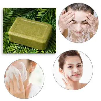 

Natural Herbal Handmade Soap Anti Acne Oil Control Cleansing Soap Skin Care