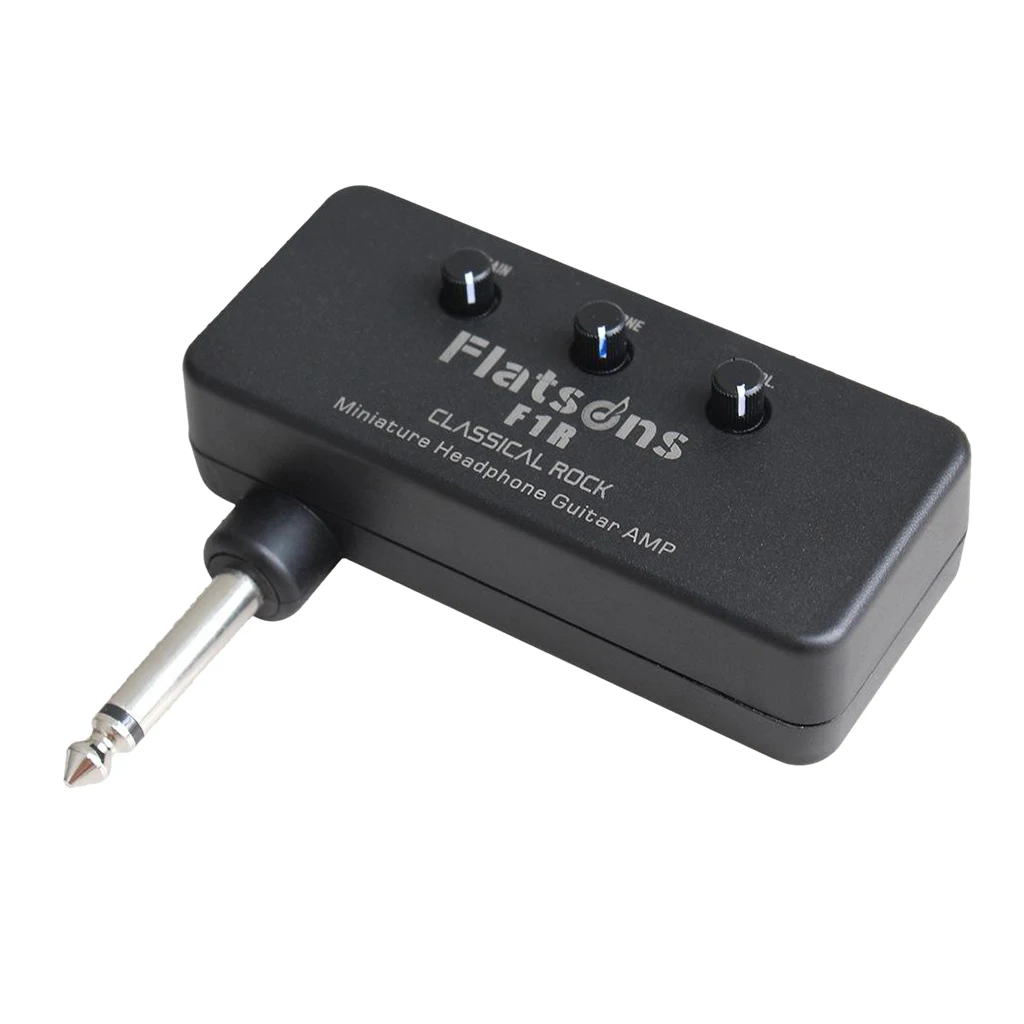 Pocket F1R Mini Headphone Guitar Amp 6.35mm Plug Plug-and-Play for Electric Guitar Ukulele