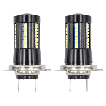

2 Pieces New Auto High Power Super Bright H7-2016- 66 LED Bulbs