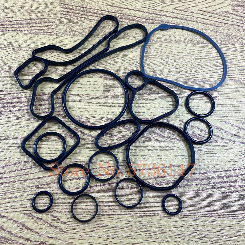 Aluminum radiator kit 10 Sets Replacement kit oil-radiator seal gasket for Chevrolet Cruze Sonic Opel Astra Zafira Aveo G3 55354072 2724577 55353321