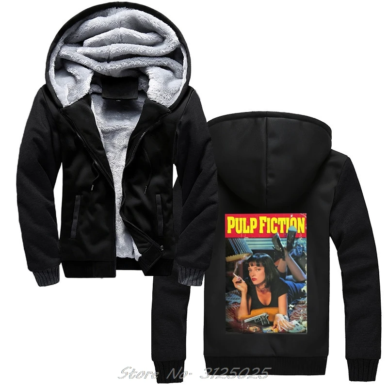 New Fashion Hoodie Pulp Fiction Poster Hoodies 1994 Quentin Tarantino