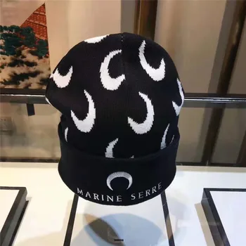 

19ss Marine Serre beanie High Quality Cotton Men Women Marine Serre beanie Caps