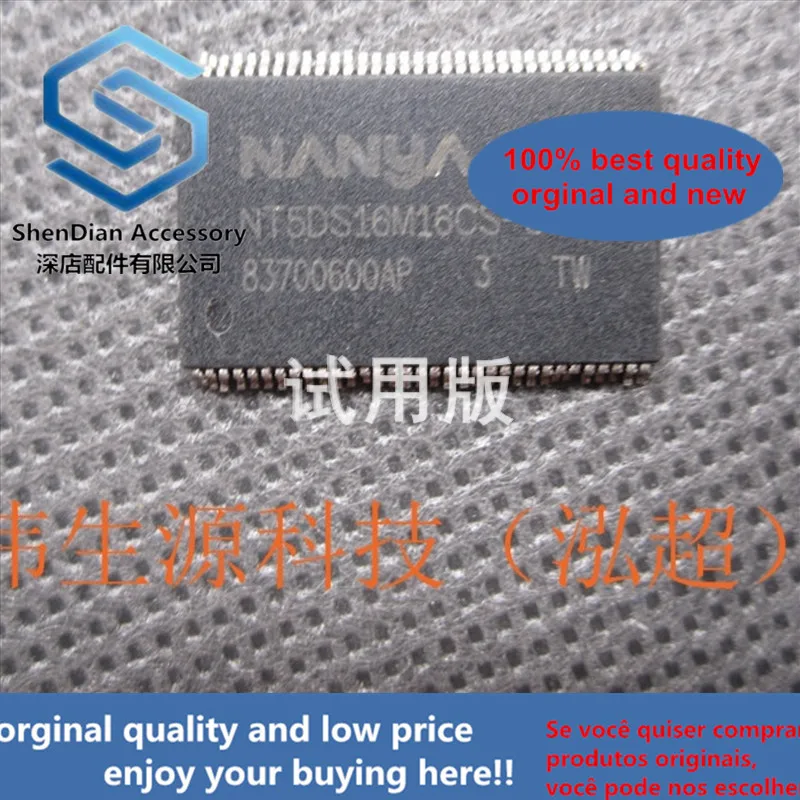 10 шт. только оригинальный новый настоящий sotck NT5DS16M16BT 6K 32M DDR333 чип памяти TSSOP 66 футов