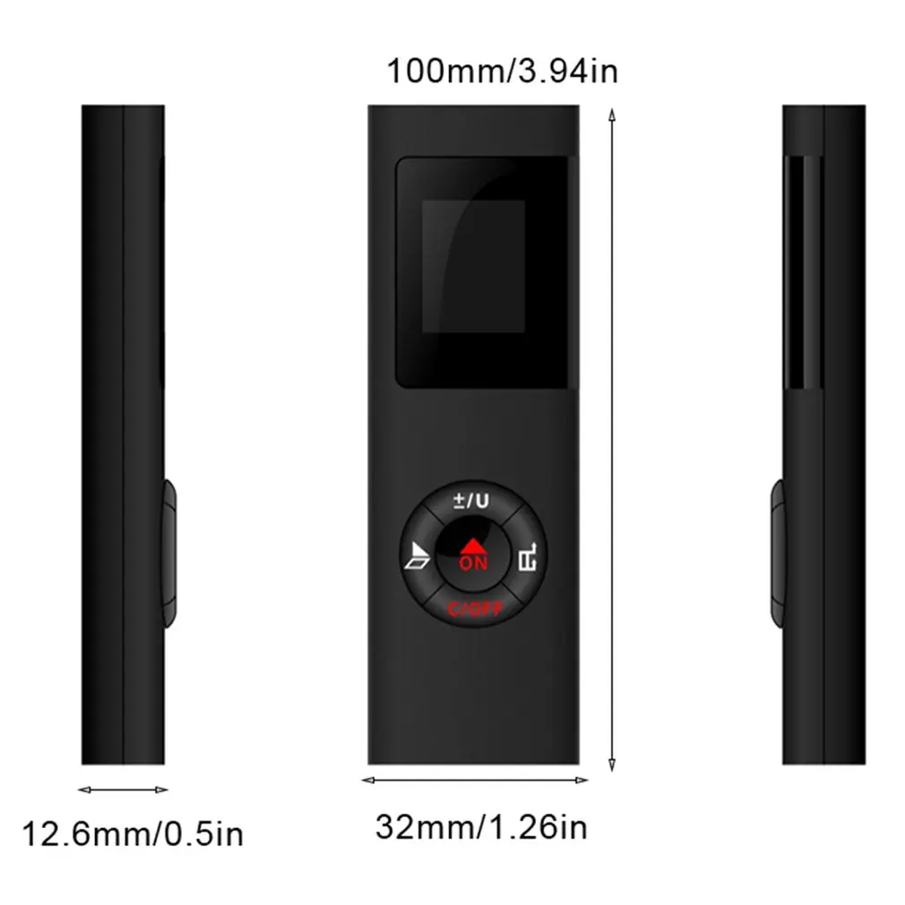 Mini Laser Rangefinder Usb Charging High Value Gift Pocket Measuring Instrument High Precision Measurement Mini Laser Rangefinder Usb Charging High Value Gift Pocket Measuring Instrument High Precision Measurement
