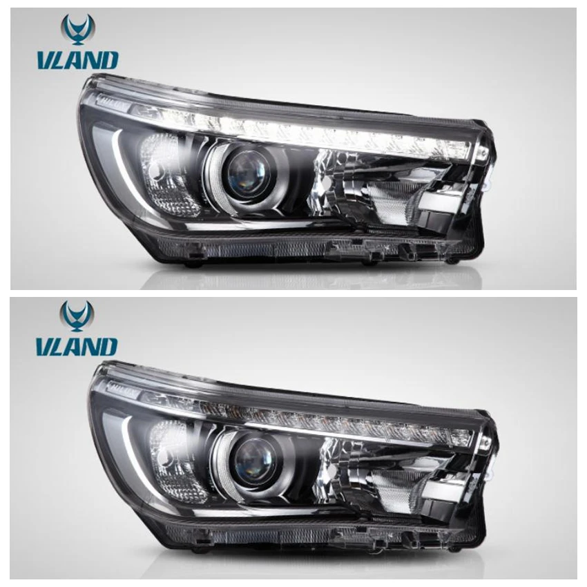 

VLAND factory for Revo headlight for Hilux head lamp for Vigo front light 2015 2016 with turn signal