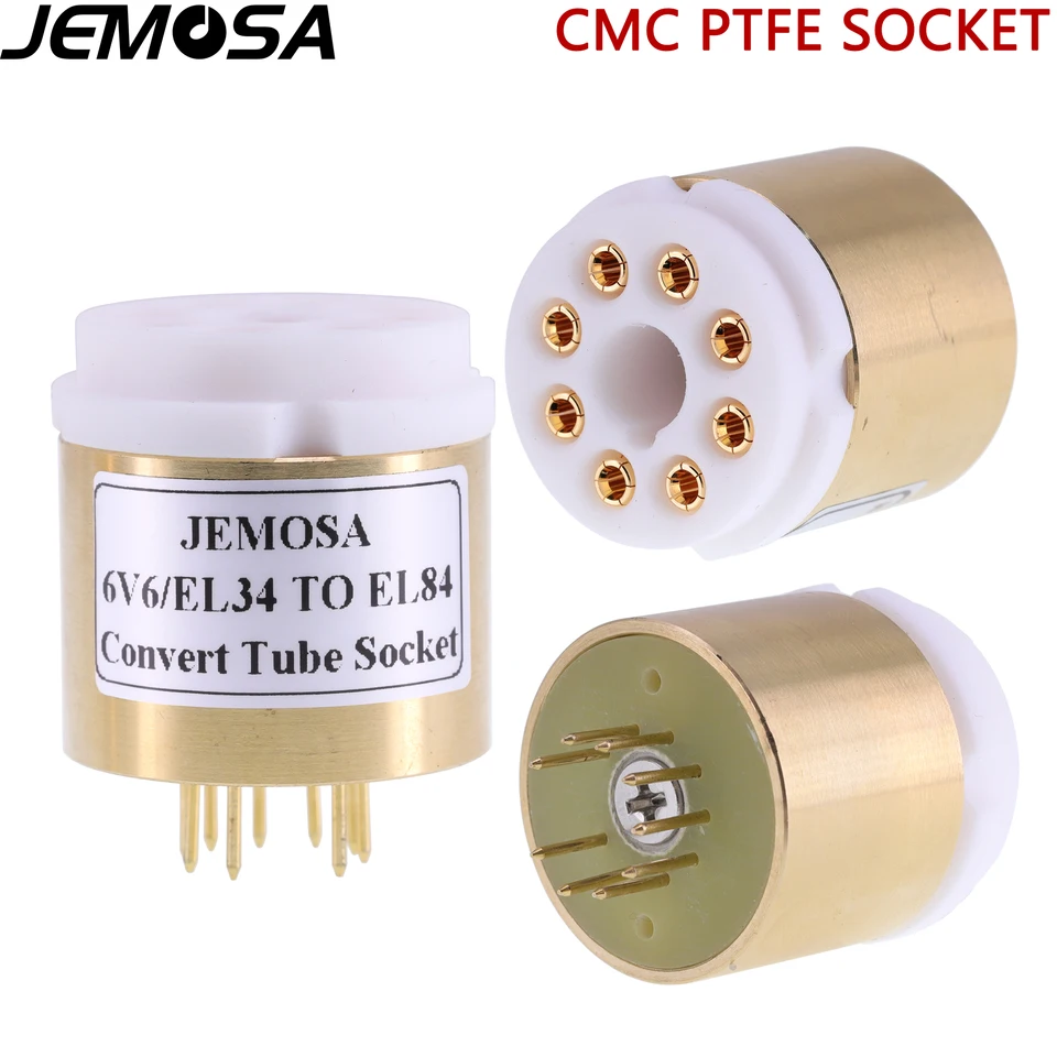 1pc 6V6 6L6 6P3P 6P6P EL34にEL84 6BQ5 6P14 6P15真空管ソケット