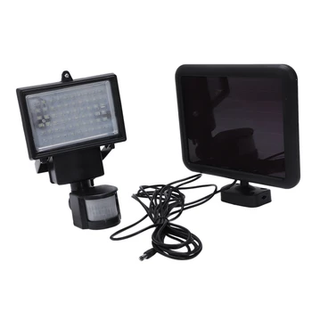 

SPOTLIGHT 60 LED SOLAR WHITE LIGHT lamp Spotlight Garden MOTION SENSOR