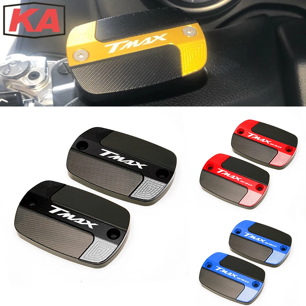 

For YAMAHA T-Max Tmax 500 530 DX/SX 560 Tmax530 Tmax560 Tmax500 CNC Motorcycle Front Brake Fluid Fuel Reservoir Tank Caps Cover