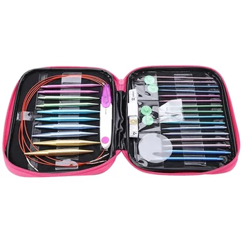 

1 Set Knitting Needle Prime Sturdy Premium Durable Knitting Needle U-shaped Needle Circular Knitting Needle for Lady Girl