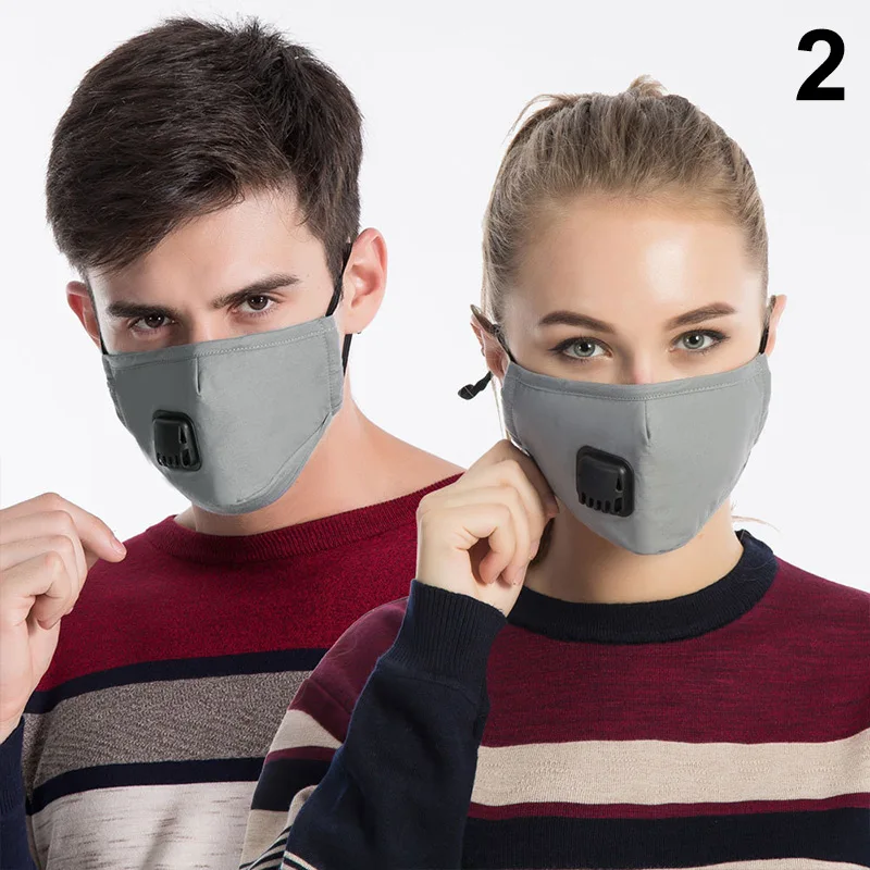 Newly 1 Pcs Mouth Face Mask Cotton Dustproof Breathable PM2.5 for Outdoor Cycling Winter FIF66