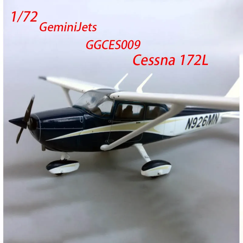 Самолёт общего назначения Cessna 172L N926MN литый под давлением в масштабе 1:72 модель