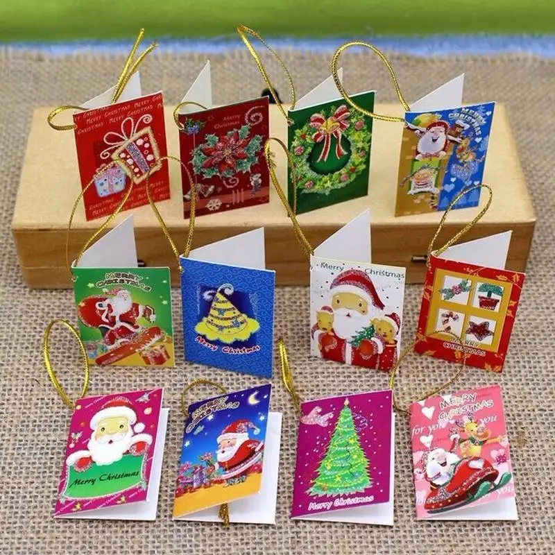 20шт рождественские открытки Рождественские елки подвесные рождественские игрушки украшение для дома праздничные вечерние принадлежности