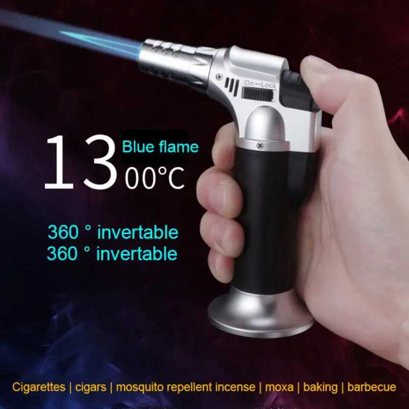 Portable Direct Flush Cigar Torch Welding Gun Barbecue Lighter Igniter