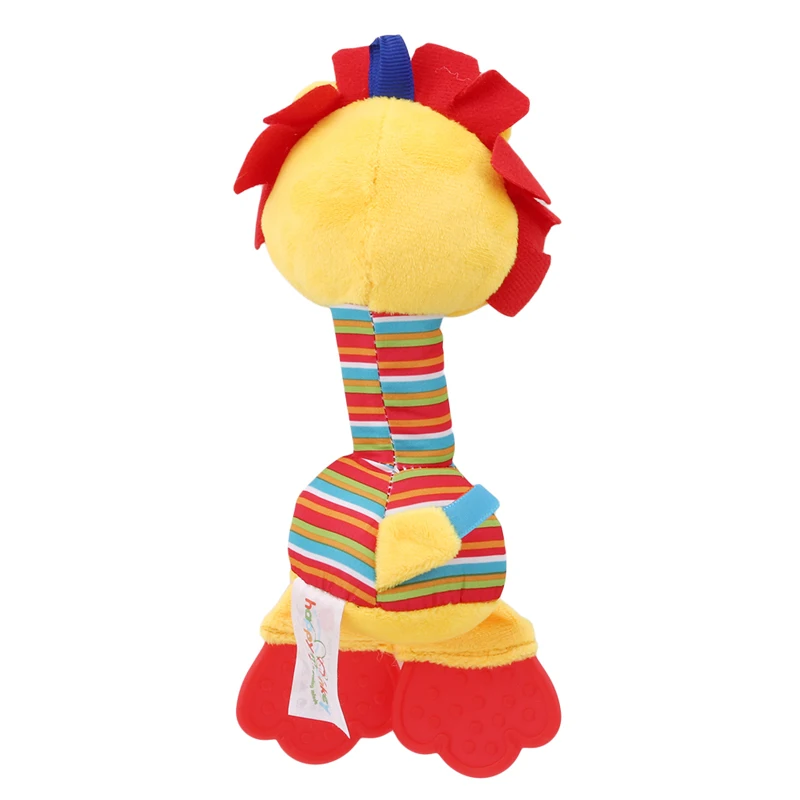 Безопасная плюшевая игрушка милая подвесная погремушка для малышей пищалка BB